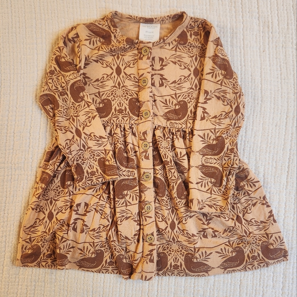 Kate Quinn The Woods Bird Nouveau Dress and Bloomers 18-24 Months